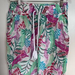 Cynthia Rowley Leaf Print Swim Coverup